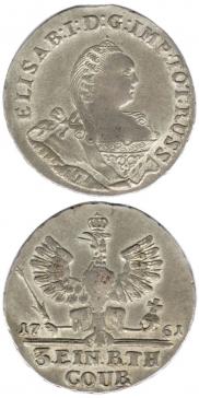 1/3 Thaler 1761 year