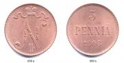 5 pennia 1908 year