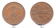 10 pennia 1866 year