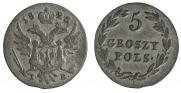 5 groszy 1825 year