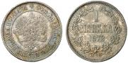 1 markka 1872 year