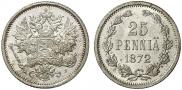 25 pennia 1872 year