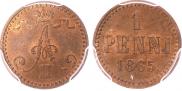 1 penni 1865 year