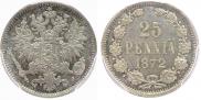 25 pennia 1872 year