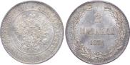 2 markkaa 1874 year