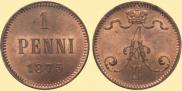 1 penni 1875 year