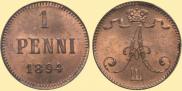 1 penni 1894 year