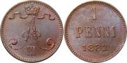 1 penni 1882 year