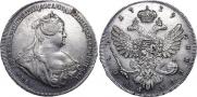 1 rouble 1739 year