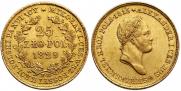 25 złotych 1829 year