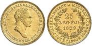 25 złotych 1829 year