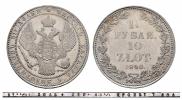 1,5 roubles - 10 złotych 1840 year