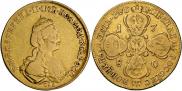 5 roubles 1780 year