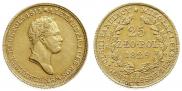 25 złotych 1829 year