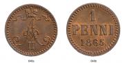 1 penni 1865 year