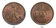 1 penni 1876 year