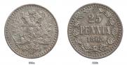 25 pennia 1865 year