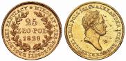 25 złotych 1828 year