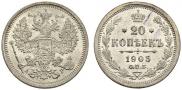 20 kopecks 1905 year