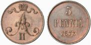 5 pennia 1873 year