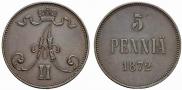 5 pennia 1872 year