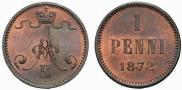 1 penni 1872 year