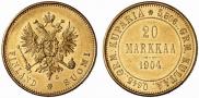 20 markkaa 1904 year