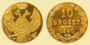 10 groszy 1840 year