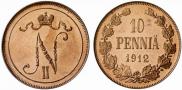 10 pennia 1912 year