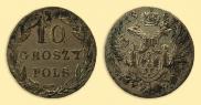 10 groszy 1827 year