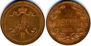 10 pennia 1865 year