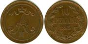 10 pennia 1865 year