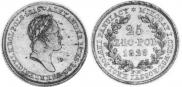 25 złotych 1828 year