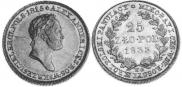 25 złotych 1833 year