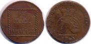 2 paras - 3 kopecks 1773 year