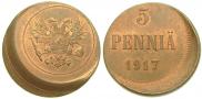 5 pennia 1917 year