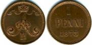 1 penni 1873 year