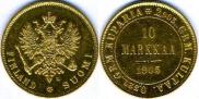 10 markkaa 1905 year