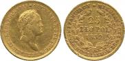 25 złotych 1832 year