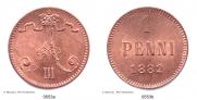 1 penni 1882 year