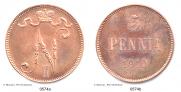 5 pennia 1910 year