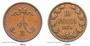 10 pennia 1876 year