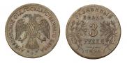 3 roubles 1918 year