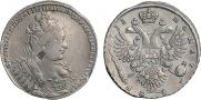 1 rouble 1733 year