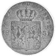 10 groszy 1831 year