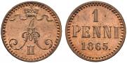 1 penni 1865 year