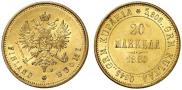 20 markkaa 1880 year