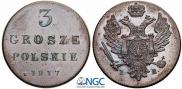 3 grosze 1817 year