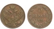 3 grosze 1841 year