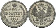 20 kopecks 1868 year